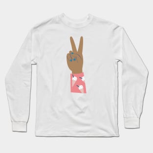 Peace Hands 2 Long Sleeve T-Shirt